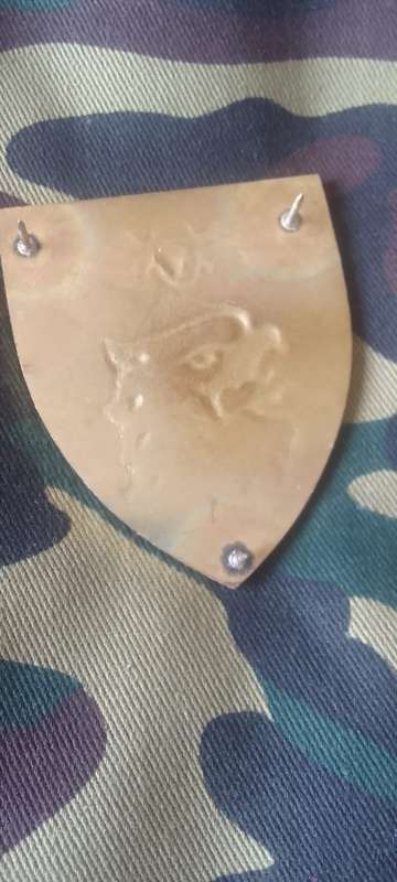 SADF / SA ARMY 44 PARACHUTE BRIGADE STATIC LINE INSTRUCTOR SHOULDER FLASH - WITH PINS