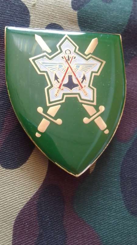 SADF/ SA ARMY/ CHIEF OF ARMY  SHOULDER FLASH  - - WITH PINS