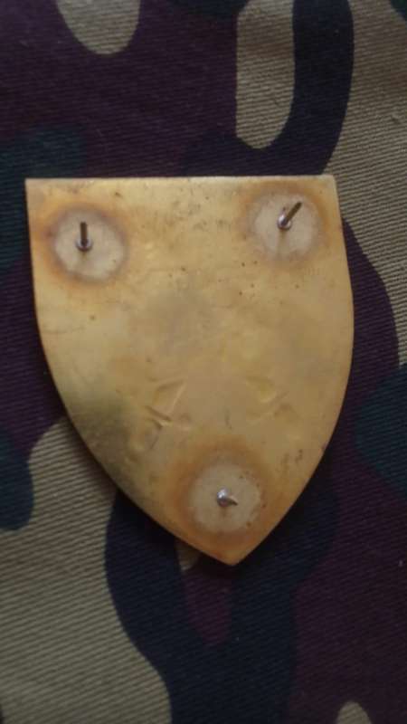 SADF/ SA ARMY/ CHIEF OF ARMY  SHOULDER FLASH  - - WITH PINS