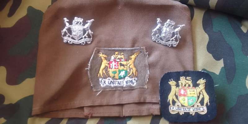 SADF WARRANT OFFICER (SINGLE SLEEVE RANK/ BADGES (SET) / CLOTH RANK)