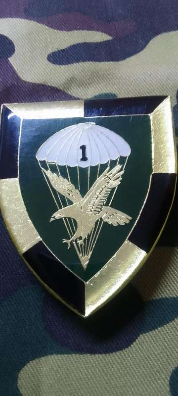 SADF/ SA ARMY  1 PARACHUTE BATTALION - 2ND TYPE SHOULDER FLASH