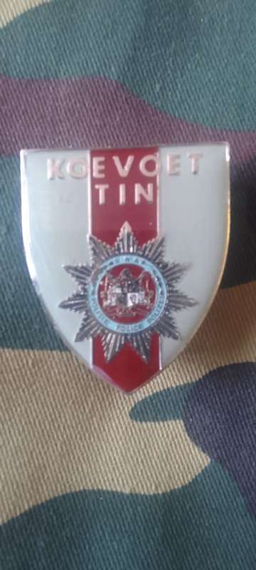 SADF  -  KOEVOET TIN METAL POCKET FLASH