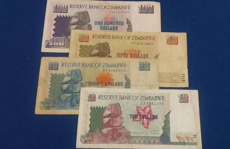 BANK OF ZIMBABWE - MIXED BANK NOTES - BID TAKES ALL