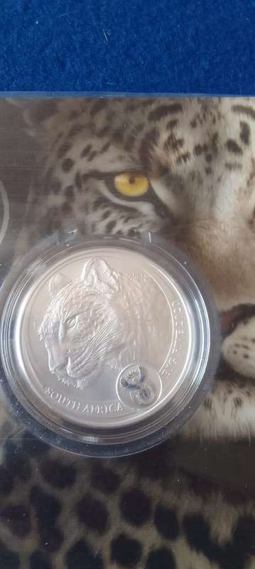 SILVER SPECIAL - LOW START!  2020 BIG FIVE LEOPARD COIN - IN SEAL BLISTER PACK -