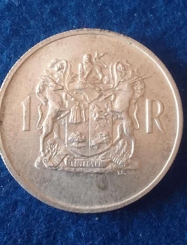 1969 RSA ONE RAND (R1) SILVER DONGES - AFR