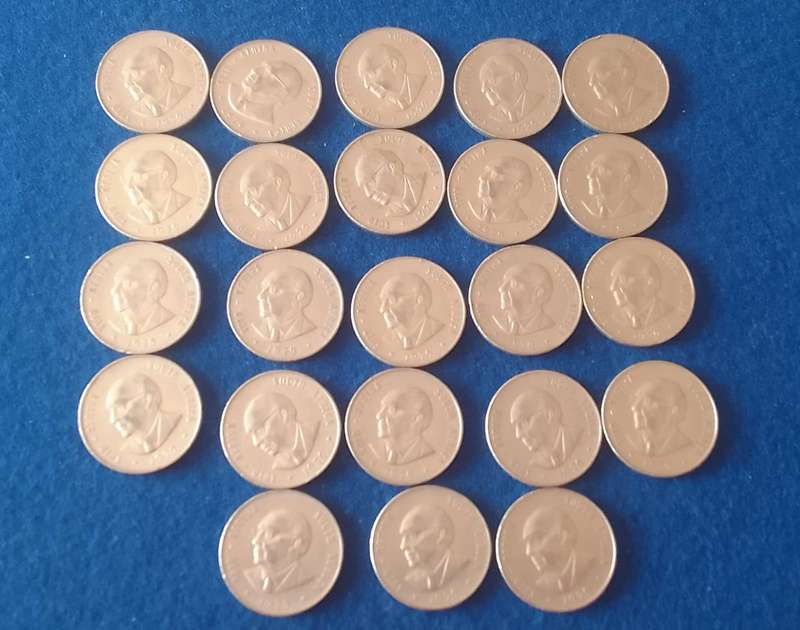1979 RSA ONE RAND (R1) NICKEL COINS - BID PER COIN