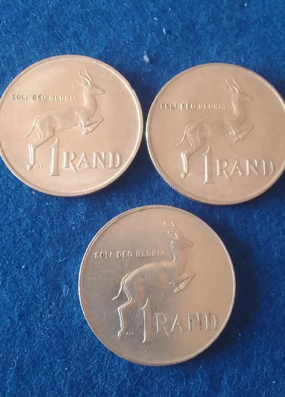 1990 RSA ONE RAND (R1) NICKEL COINS - BID PER COIN