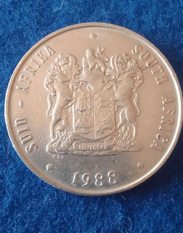 1988 RSA ONE RAND (R1) NICKEL COIN