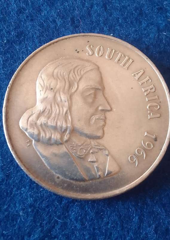 1966 RSA ONE RAND (R1) SILVER - ENGLISH