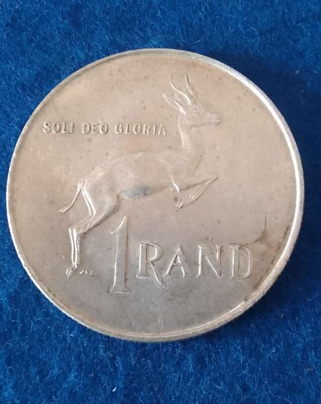 LOW START !!!  1966 R1 (S.A.)  COIN - 80% SILVER - AFR