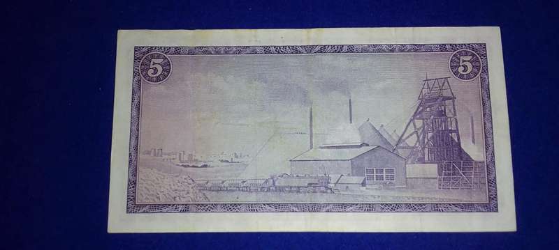FIVE RAND NOTE RSA - TW DE JONGH