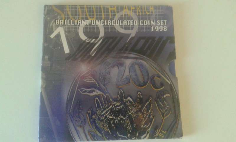 1998 RSA BRILLIANT UNCIRCULATED  PROOF SET  - SEALED COINS