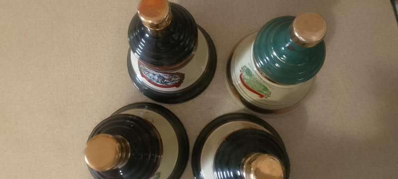 Bell's Old Whisky Vintage ceramic Decanters  - 4 Decanters: Years: 1989/ 1990 / 1996/ 1998  take all