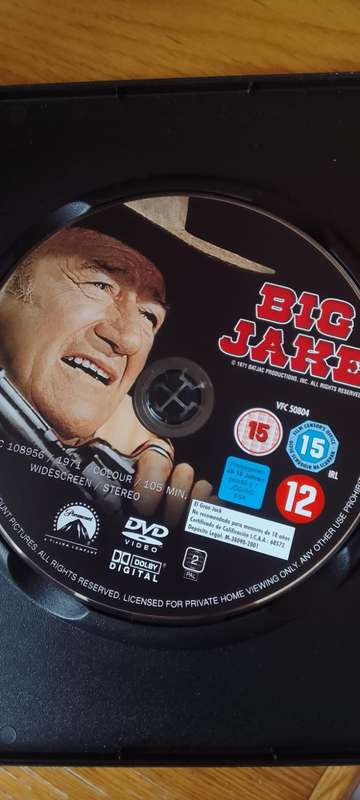 DVD:  CLASSICAL BIG JAKE DVD (JOHN WAYNE) - ORIGINAL