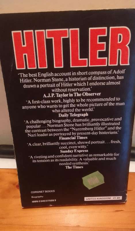 Book: HITLER - Norman Stone
