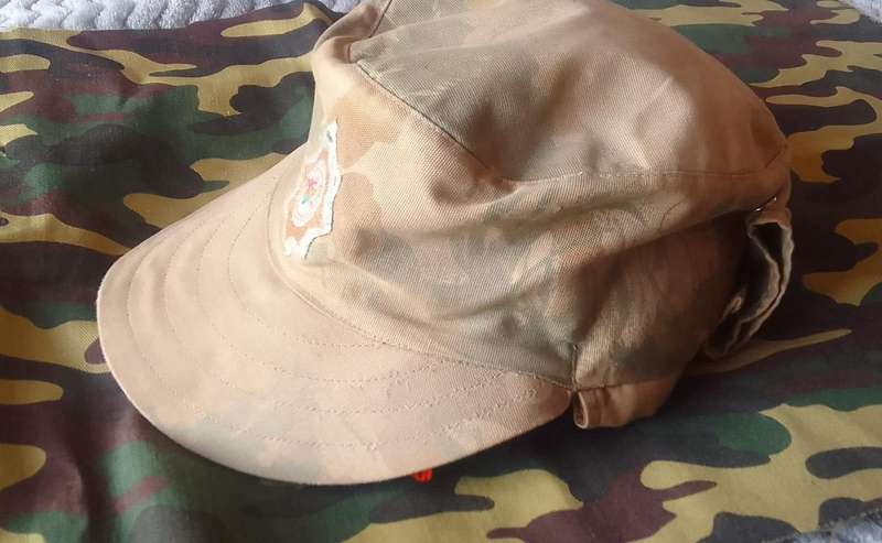 SADF - SAP KOEVOET HARD PEAK CAMO CAP - WITH FLAP - original