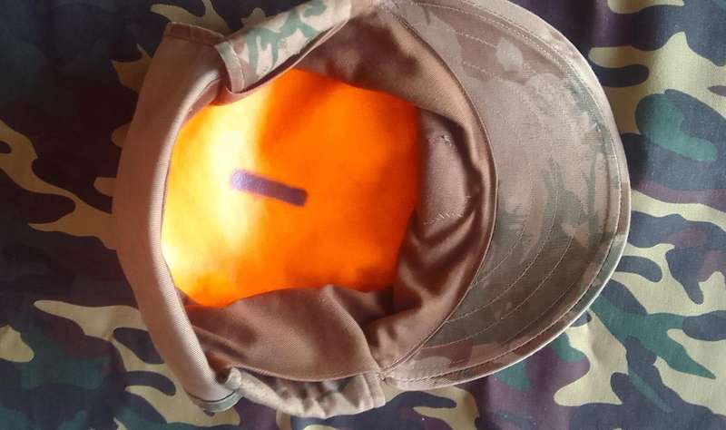 SADF - SAP KOEVOET HARD PEAK CAMO CAP - WITH FLAP - original