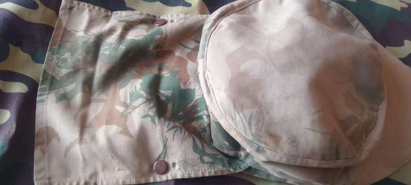 SADF - SAP KOEVOET HARD PEAK CAMO CAP - WITH FLAP - original