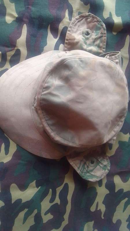 SADF - SAP KOEVOET HARD PEAK CAMO CAP - WITH FLAP - original
