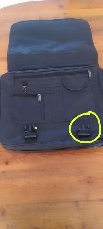 Briefcase or laptop bag (soft touch synthetic leather)