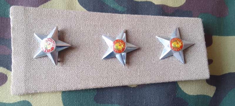 SADF / SA ARMY CAPTAIN  EPAULETTE RANK  - SINGLE BOARD