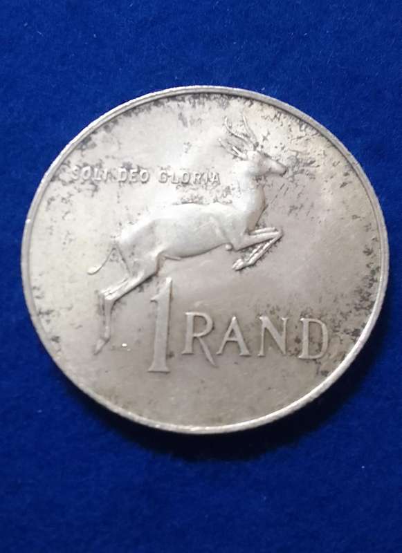 1967 R1 (S.A.) ONE RAND 80% SILVER - ENG