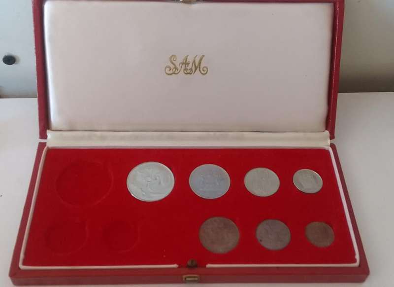 1974 RSA UNCIRCULATED COINS - PARTIAL SET