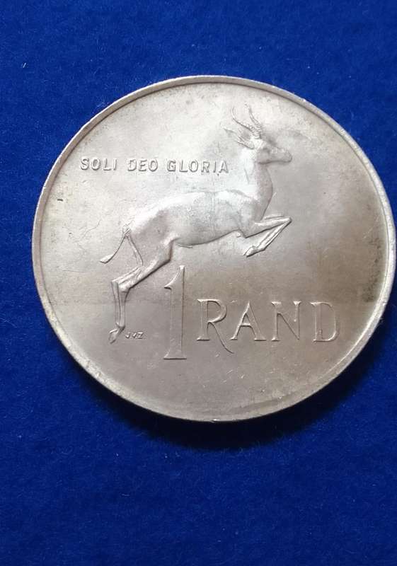 1967 R1 (S.A.) ONE RAND 80% SILVER - ENG