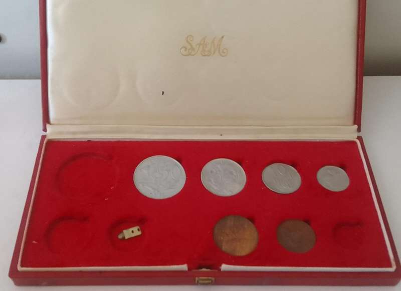 1980 RSA UNCIRCULATED COINS - PARTIAL SET