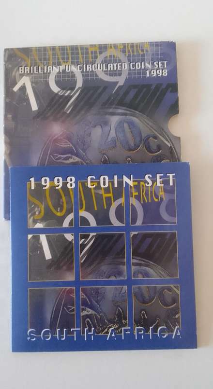1998 RSA UNCIRCULATED PROOF SET IN CARD FOLDER