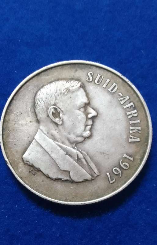1967 R1 (S.A.) ONE RAND 80% SILVER - AFR