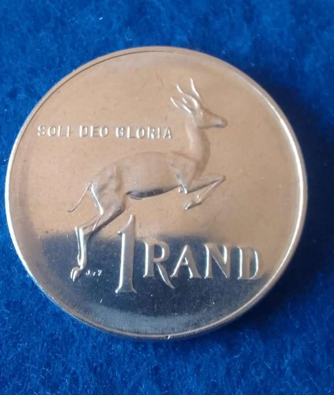 1980 RSA ONE RAND NICKEL - LOVELY COIN