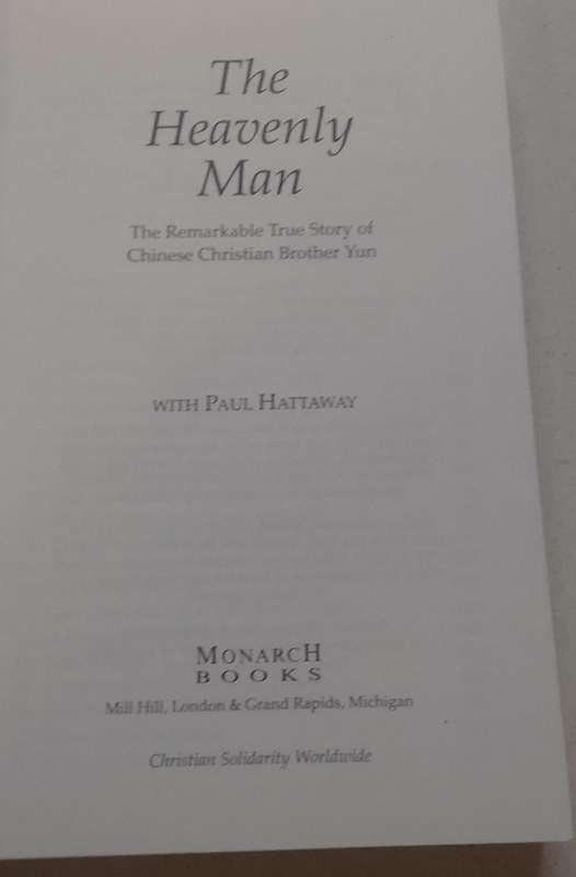 Book: The Heavenly Man - Brother Yun - by Paul Hattaway