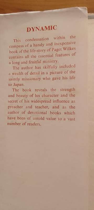 Book: Dynamic -Paget Wilkes of Japan - Stewart