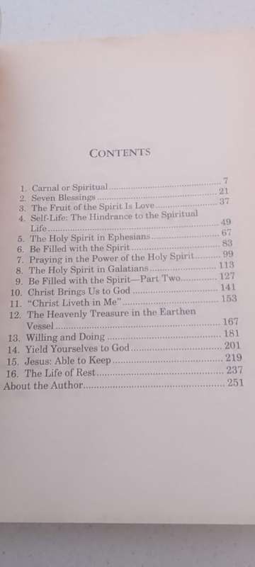 BOOK:  The Spiritual Life - Andrew Murray