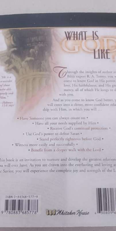 BOOK:  The God of The Bible - RA Torrey (249 PAGES) - ALL ABOUT GOD'S PROMISES