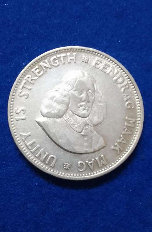 1963  South Africa silver Twenty Cent Circulated