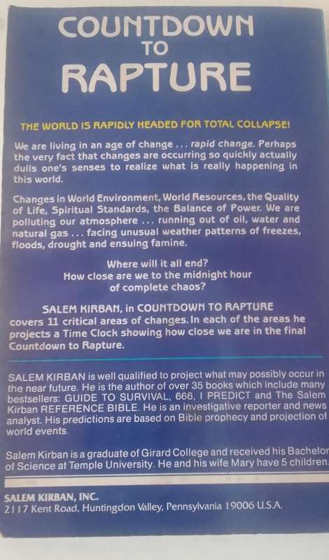 Book: Countdown to Rapture - Salem Kirban