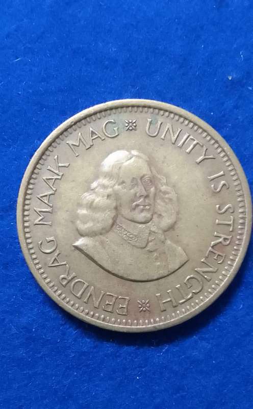 1961 South Africa Half cent coin - circulated