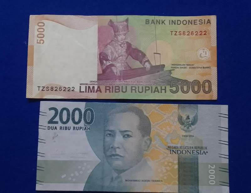 Bank of Indonesia notes - 2notes - your bid takes all