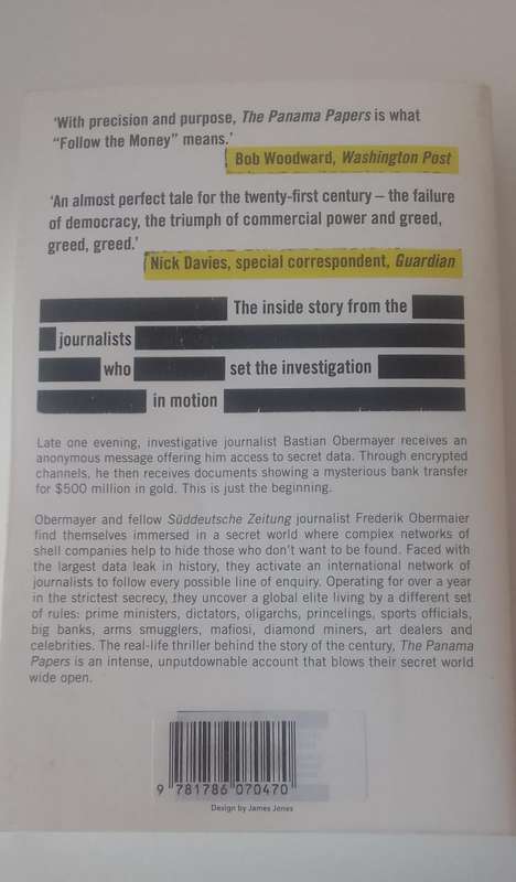 Book: The Panama Papers - Bastian Obermayer & Frederik Obermaier