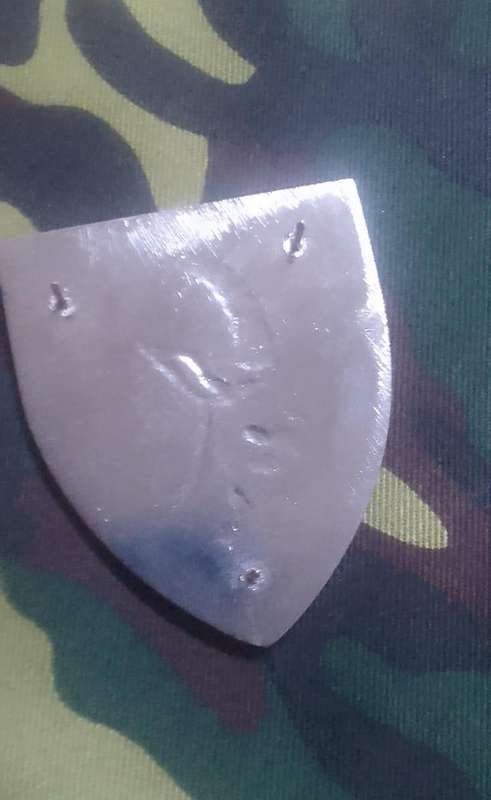 SADF BARBERTON COMMANDO SHOULDER FLASH  - WITH PINS