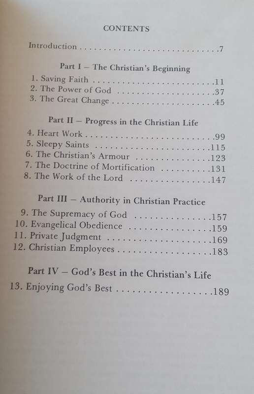 Book:  Practical Christianity by Arthur W. Pink