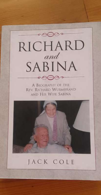 Book: RICHARD AND SABINA - BIOGRAPHY OF REV. RICHARD WURMBRAND AND HIS WIFE SABINA
