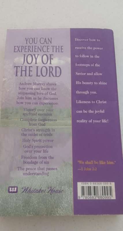 2 Books:  Andrew Murray: Like Christ   & Divine Living