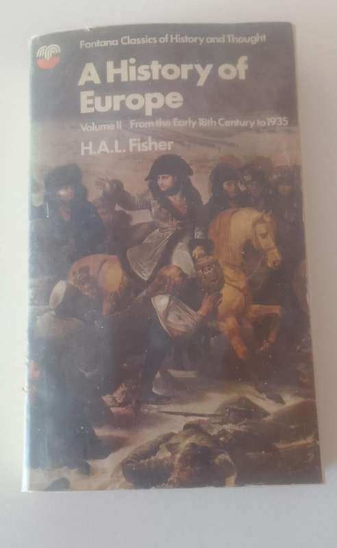 Book: A History of Europe - classical History - H.A.L. Fisher