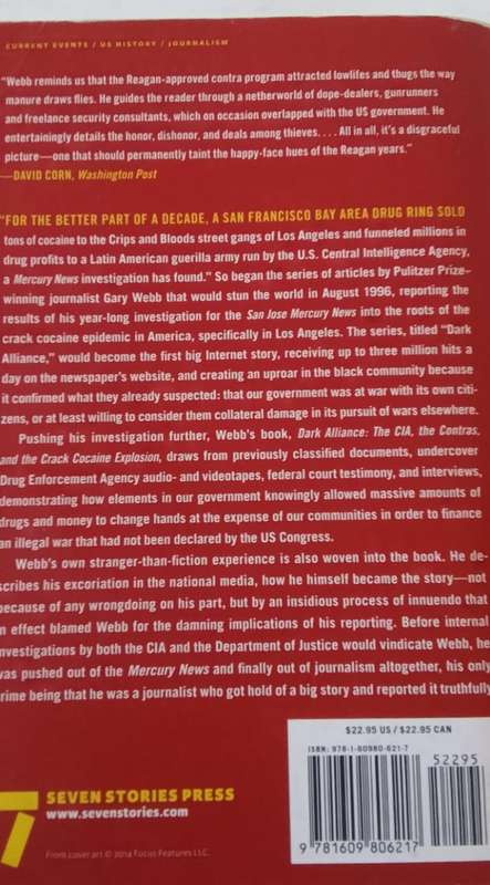 Book: DARK ALLIANCE - GARY WEBB - (AN AWARD WINNING BOOK)