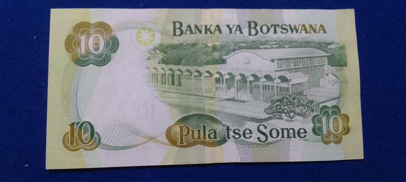 Bank of Botswana Ten Pula