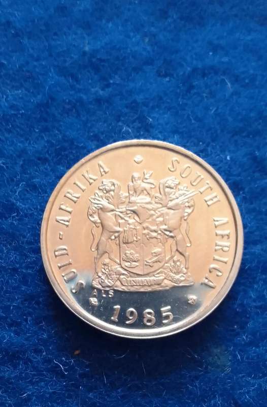 RSA Five cent nickel coin (1985) - lovely condition - almost proof like