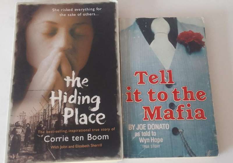 THE HIDING PLACE / TELL IT TO THE MAFIA - 2 GREAT CLASSICAL COLLECTORS books
